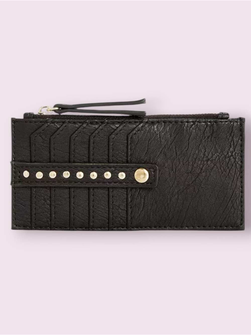 I.N.C. International Concepts Hazell Cardcase in Black/Gold